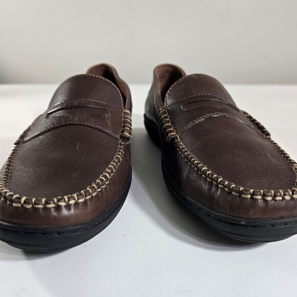Cole Haan French Cup Penny Loafers Mens Size 9 Brown Leather Driving Moccasin main image 7